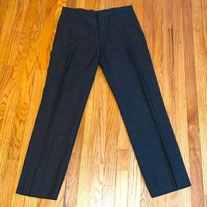 Banana republic black tailored fit straight leg pant 32x32